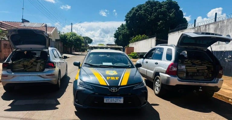 PRF apreende 654 Kg de maconha em Anaurilândia (MS)