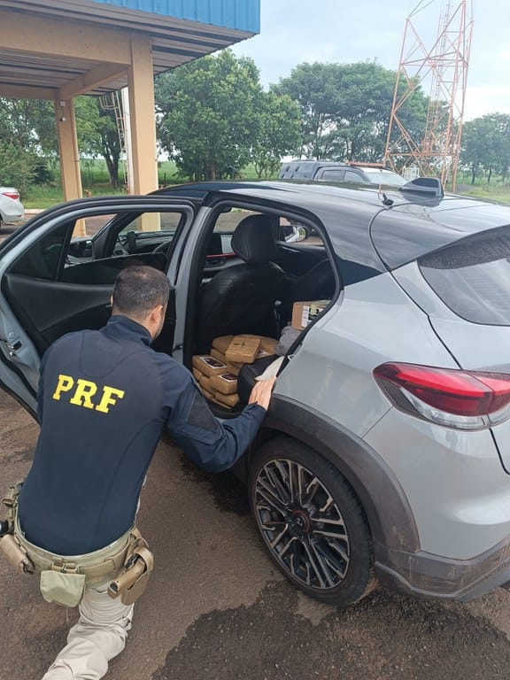 PRF apreende 72 Kg de maconha em Nova Alvorada do Sul-MS