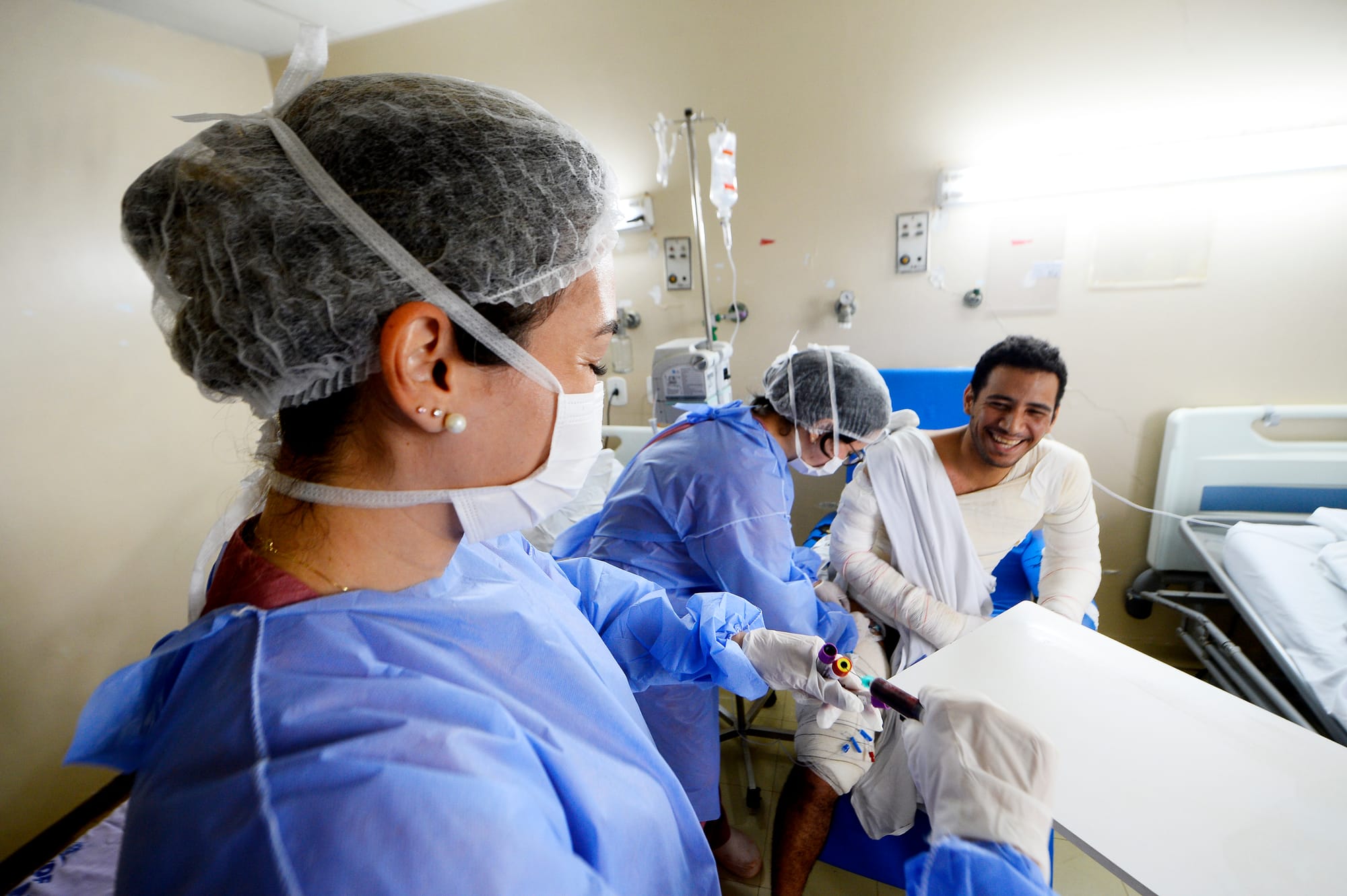 Referência em atendimento de queimados, Hran atende pacientes vítimas de raio