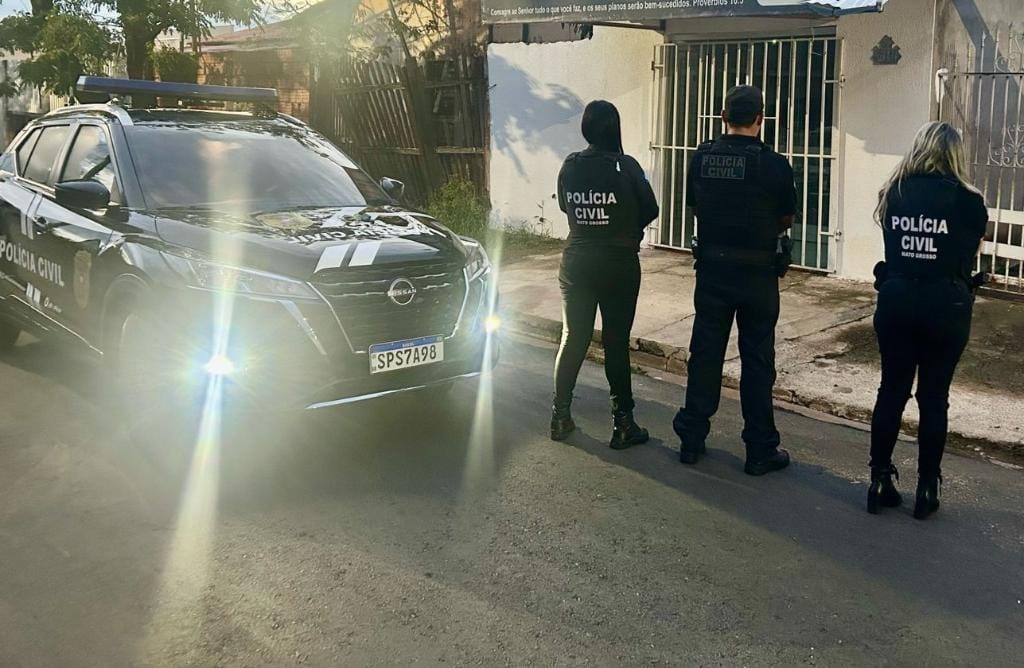 Operação da Polícia Civil MT investiga grupo criminoso especializado em estelionato e lavagem de dinheiro