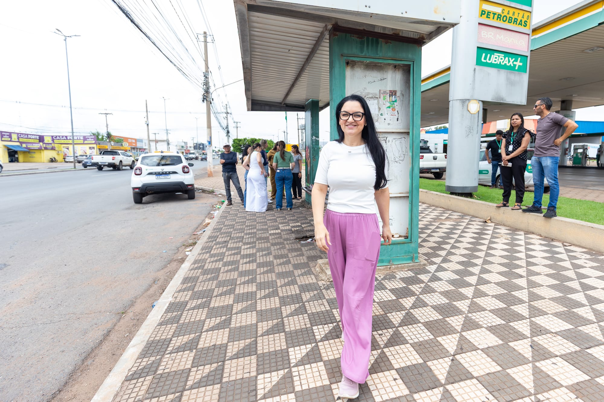 Primeira-dama de Cuiabá-MT anuncia nova linha de ônibus para o Distrito de Aguaçu
