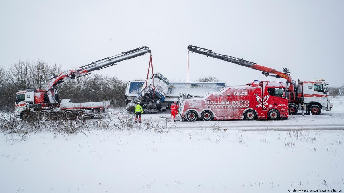 Europa enfrenta caos nas viagens com forte onda de frio e neve