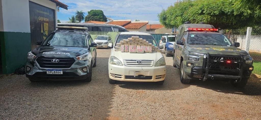 Gefron apreende 65 quilos de droga e dá prejuízo de R$ 1,1 milhão às facções criminosas