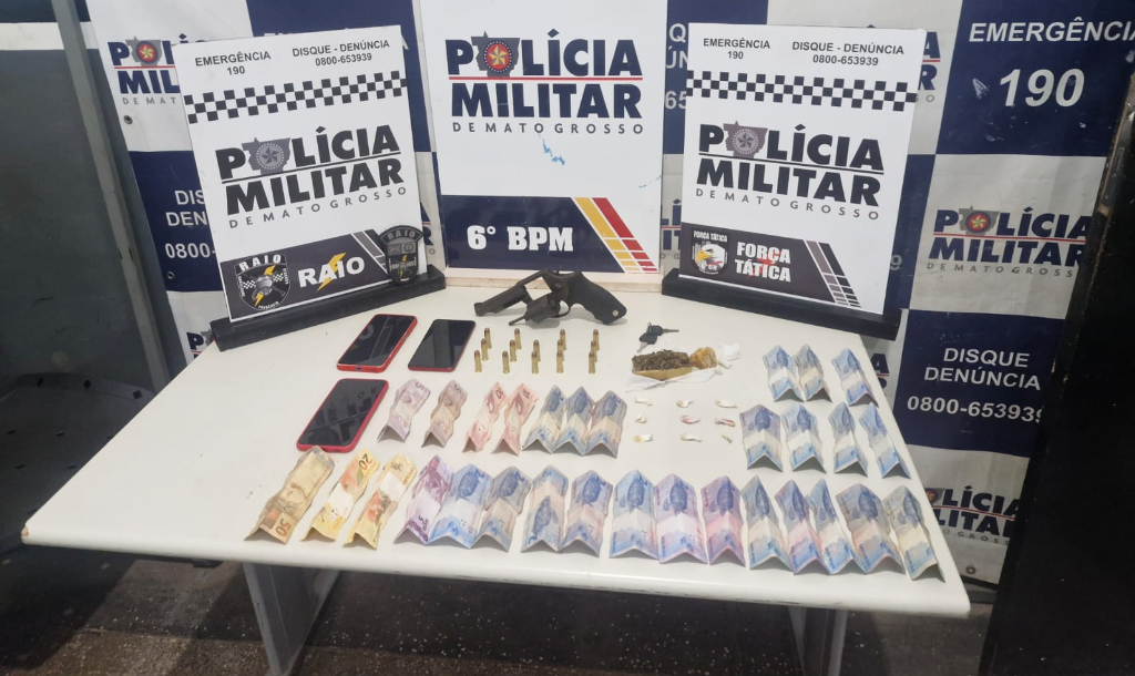 Polícia Militar localiza três faccionados suspeitos por tentativa de homicídio em Cáceres-MT