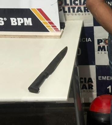 Cavalaria da PM prende homem por tentativa de homicídio contra o próprio irmão com facão