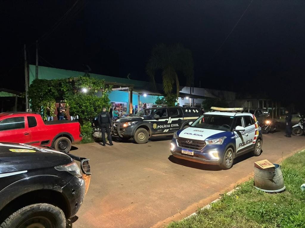Polícias Civil e Militar realizam operações integradas em Santa Cruz do Xingu e Santo Antônio do Fontoura