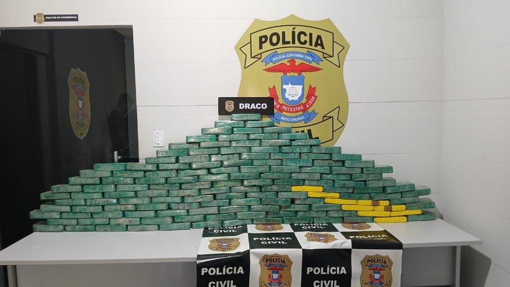 Polícia Civil de MT apreende meia tonelada de drogas na região da fronteira com a Bolívia