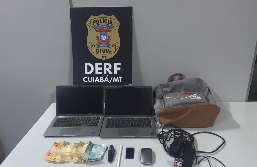 Polícia Civil prende homem e recupera produtos furtados na Região Central de Cuiabá-MT