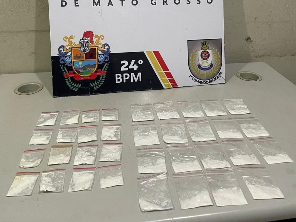 Polícia Militar prende dois homens por tráfico de drogas em Cuiabá-MT