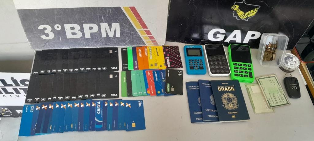 Polícia Militar prende cinco pessoas por estelionato em Cuiabá-MT