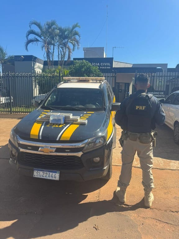 PRF apreende 11 Kg de cocaína em Ponta Porã (MS)