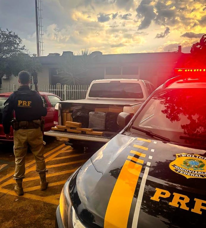 PRF apreende 1,2 tonelada de maconha em Dourados (MS)