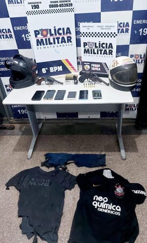 Polícia Militar prende cinco faccionados após tentativa de homicídio em Cáceres-MT
