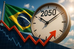 Déficit público brasileiro cresce e acende alerta sobre estagnação econômica sem reformas estruturais