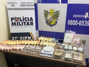 Homem é preso pela Polícia Militar com tabletes de maconha em Confresa-MT