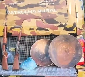 Patrulha Rural da PM fecha garimpo ilegal e prende três homens em Alta Floresta-MT