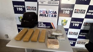 Polícia Militar apreende sete quilos de diversos entorpecentes em Sorriso-MT