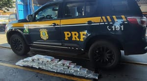 PRF apreende 45 Kg de cocaína em Maracaju (MS)