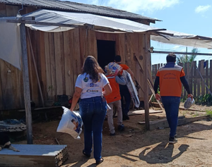 Defesa Civil leva materiais emergenciais a Colniza-MT após chuvas intensas