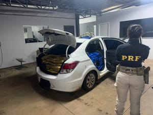 PRF apreende 650 Kg de maconha em Ponta Porã-MS