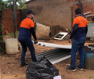 Defesa Civil do Estado envia materiais para família atingida por alagamento em São Pedro da Cipa-MT