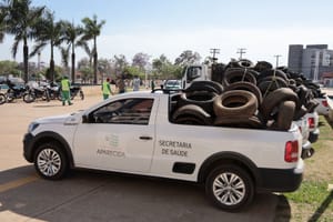 Aparecida intensifica combate permanente ao Aedes aegypti e já recolheu 17.600 pneus em ações contra a dengue