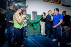 Prefeito de Cuiabá-MT entrega ginásio revitalizado e reforça compromisso com investimentos no esporte
