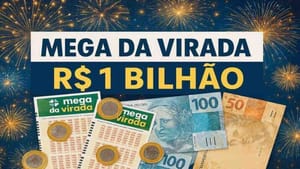 Sorteio da Mega da Virada com prêmio de R$ 1 bilhão fica para quinta-feira 01/01