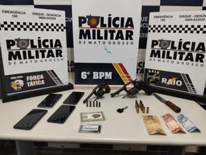 Polícia Militar prende cinco faccionados por tentativa de homicídio em Cáceres-MT