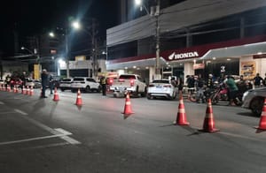 Operação Lei Seca resulta na prisão de três condutores por embriaguez