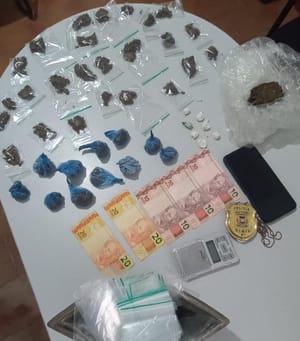 Ação das Polícias Civil e Militar prende suspeito de tráfico de drogas ligado à facção criminosa em São José dos Quatro Marcos-MT