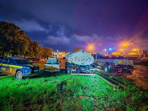 PRF intercepta mais de 27 mil litros de diesel destinados a garimpo ilegal em Pontes e Lacerda (MT)