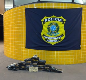 PRF apreende droga escondida em tanque de combustível na BR-070, em Barra do Garças (MT)