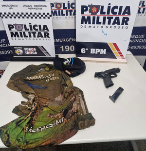 Força Tática prende suspeito de tentativa de homicídio em bar de Cáceres-MT