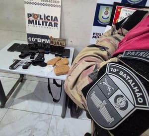Patrulha Rural de MT apreende armas de fogo, drogas e desarticula quadrilha de estelionato