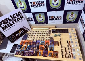 Companhia Raio prende dois homens com drogas e munições em Cuiabá-MT