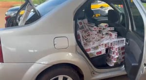 PRF apreende eletrônicos e cigarros em Sidrolândia (MS)
