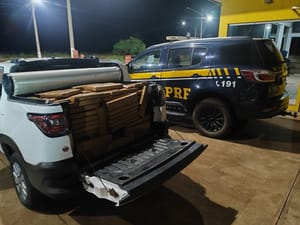 PRF apreende 787 Kg de maconha em Três Lagoas (MS)