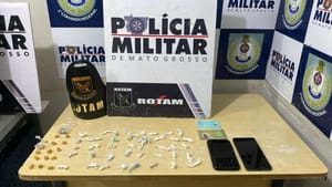 Rotam de MT prende homem com mais de 50 porções de entorpecentes na Capital