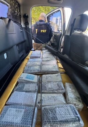 PRF apreende 144 celulares em Dourados (MS)