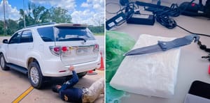 PRF apreende droga durante fiscalização na BR-364, em Cuiabá (MT)