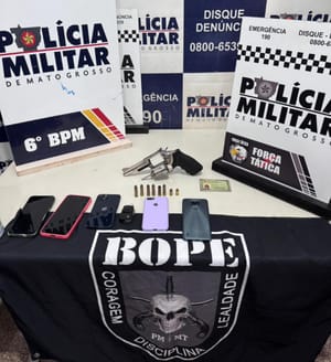 Polícia Militar detém quadrilha suspeita por homicídio em Cáceres-MT